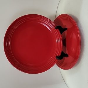 Set Of Two Bistro Brights Salad/Dessert Plates